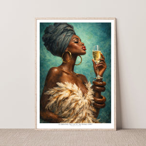 Kunstplakat - Portrait of a Woman