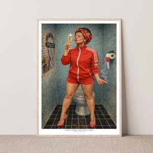 Kunstplakat - Home is where the fuckers ain`t