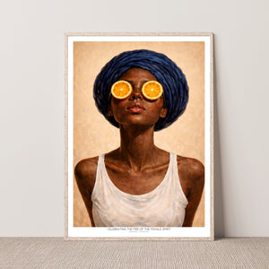 Kunstplakat - Portrait of a Woman