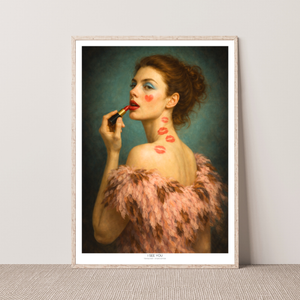 Kunstplakat - Dressed to Kiss