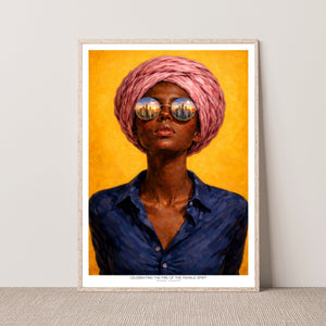 Kunstplakat - Portrait of a Woman