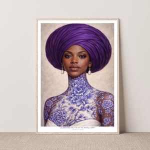 Kunstplakat - Portrait of a Woman