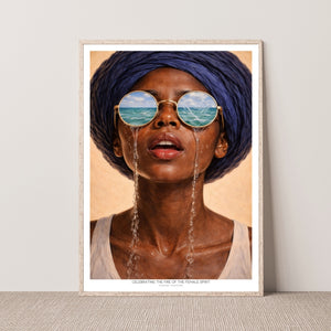 Kunstplakat - Portrait of a Woman