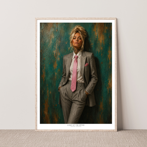 Kunstplakat - A Day at the Office