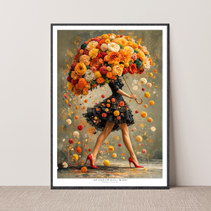Kunstplakat - Live life in full bloom