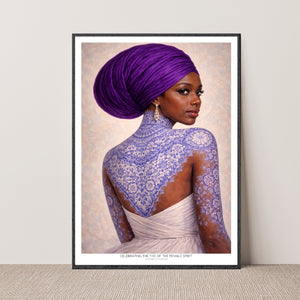 Kunstplakat - Portrait of a Woman