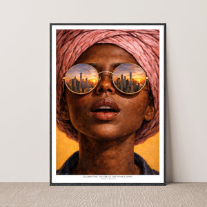 Kunstplakat - Portrait of a Woman