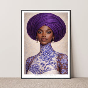 Kunstplakat - Portrait of a Woman