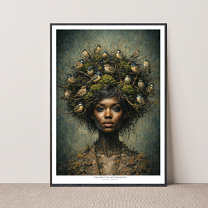Kunstplakat - The spirit of mother earth ok