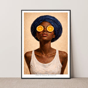 Kunstplakat - Portrait of a Woman