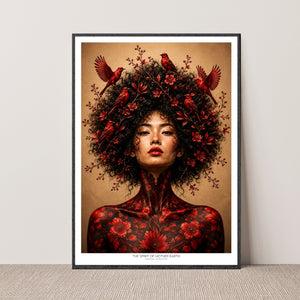 Kunstplakat - The spirit of mother earth