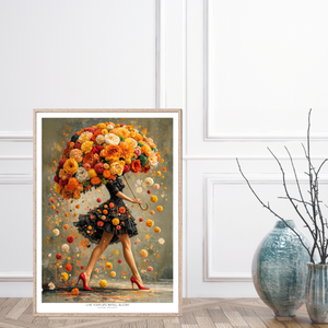 Kunstplakat - Live life in full bloom