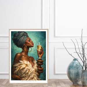 Kunstplakat - Portrait of a Woman
