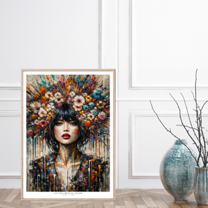 Kunstplakat - Live life in full colour