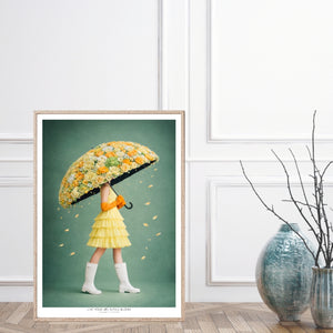 Kunstplakat - Live life in full bloom