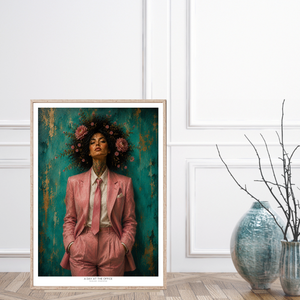 Kunstplakat - A Day at the Office