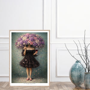 Kunstplakat - Live life in full bloom