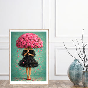 Kunstplakat - Live life in full bloom