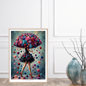 Kunstplakat - Live life in full bloom