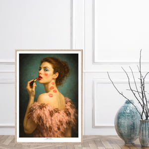 Kunstplakat - Dressed to Kiss