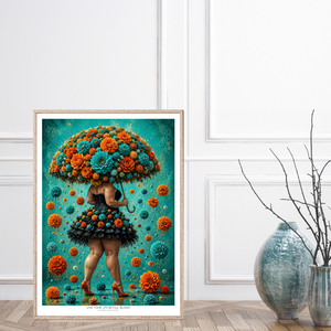 Kunstplakat - Live life in full bloom