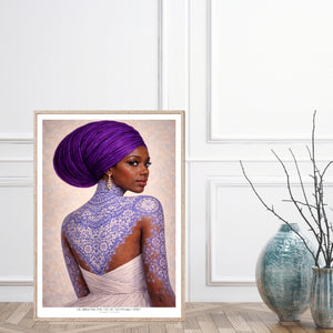 Kunstplakat - Portrait of a Woman