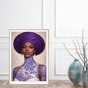 Kunstplakat - Portrait of a Woman