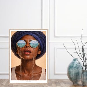Kunstplakat - Portrait of a Woman