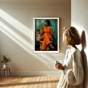 Kunstplakat - A Day at the Office