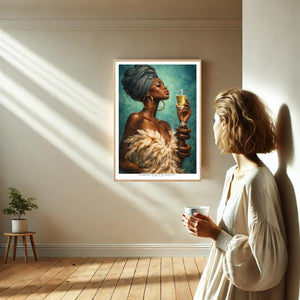 Kunstplakat - Portrait of a Woman