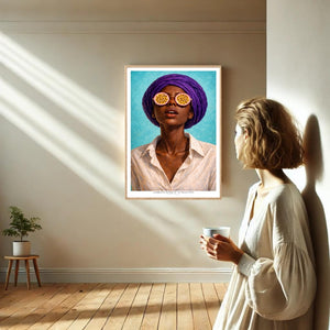 Kunstplakat - Portrait of a Woman
