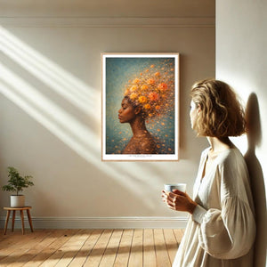 Kunstplakat - Live life in full colour