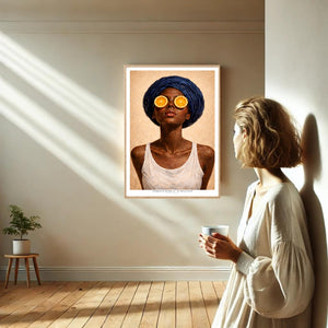 Kunstplakat - Portrait of a Woman