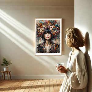 Kunstplakat - Live life in full colour