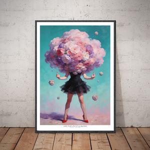 Kunstplakat - Pink sky