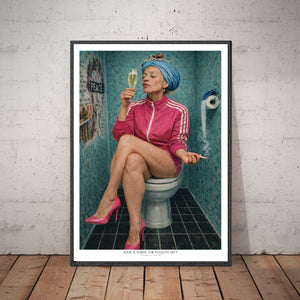 Kunstplakat - Home is where the fuckers ain`t