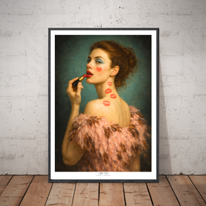 Kunstplakat - Dressed to Kiss