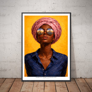 Kunstplakat - Portrait of a Woman