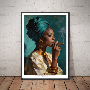 Kunstplakat - Portrait of a Woman