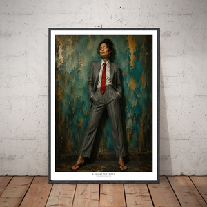 Kunstplakat - A Day at the Office