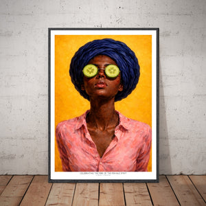 Kunstplakat - Portrait of a Woman