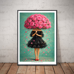Kunstplakat - Live life in full bloom