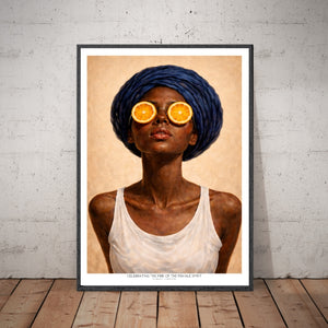 Kunstplakat - Portrait of a Woman
