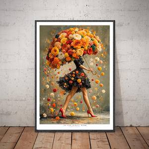 Kunstplakat - Live life in full bloom