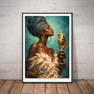 Kunstplakat - Portrait of a Woman