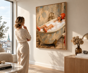 Lærredstryk – Busy Doing Nothing, billede 6