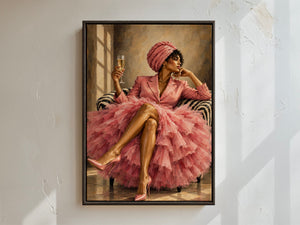 Lærredstryk – The Pink Lounge, billede 3