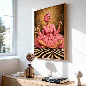 Lærredstryk – Pink State of Mind, billede 6