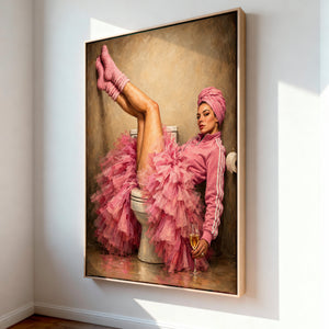 Lærredstryk – Pink Gone Wild, billede 2