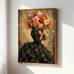 Lærredstryk – Playfull Flowers, billede 2